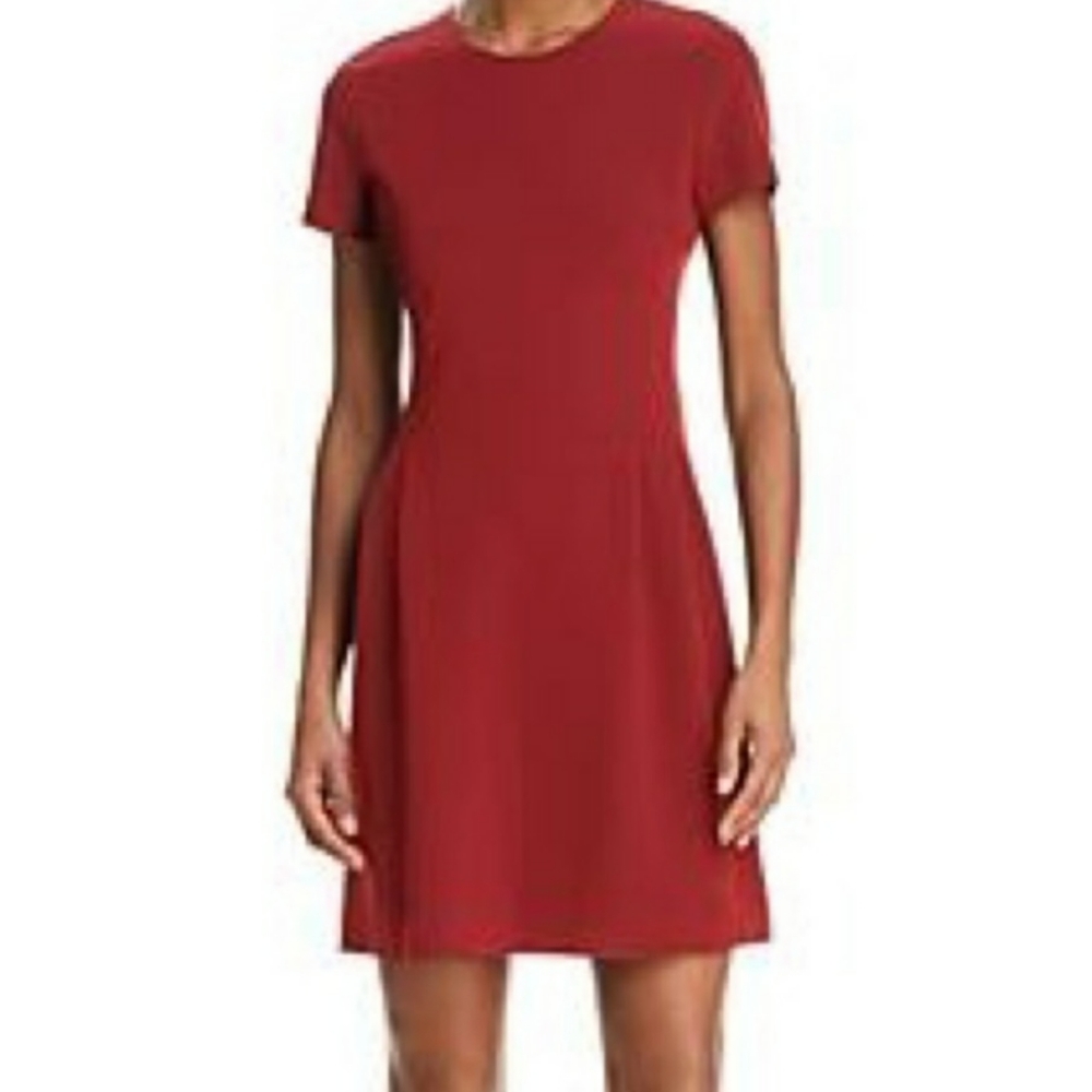 Theory Red Short Sleeve Dress size 4